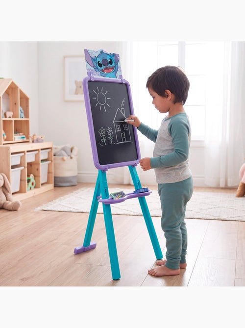 Stitch pizarra 2 en 1 doble cara con caballete + 3 años - Kiabi