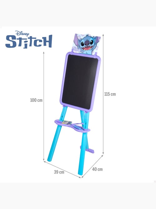 Stitch pizarra 2 en 1 doble cara con caballete + 3 años - Kiabi