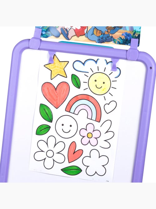 Stitch pizarra 2 en 1 doble cara con caballete + 3 años - Kiabi
