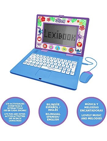 Stitch puertoátil educativo bilingüe con 170 actividades (EN/ES)