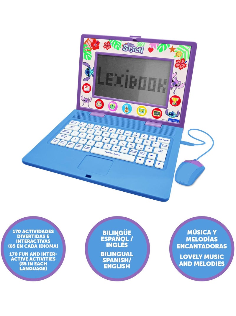 Stitch puertoátil educativo bilingüe con 170 actividades (EN/ES) Rosa - Kiabi