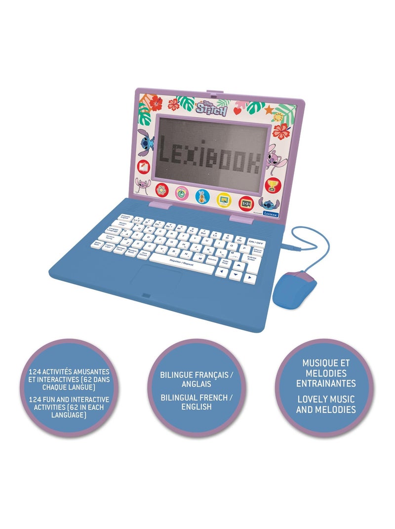 Stitch puertoátil educativo bilingüe con 170 actividades (EN/FR) Rosa - Kiabi