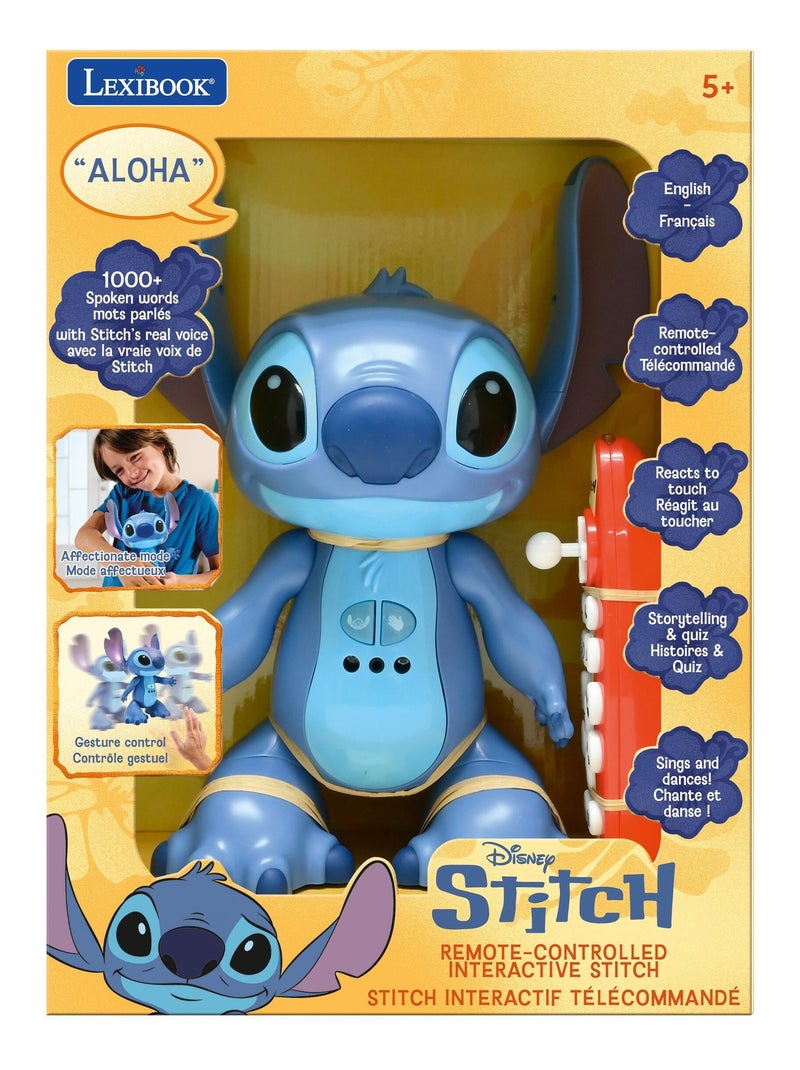 STITCHi1 Stitch teledirigido, interactivo y biling?e, ?con la voz real de Stitch! Azul - Kiabi