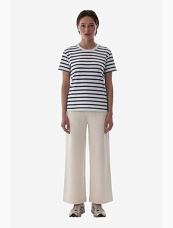 Stripe premium camiseta de rayas de manga corta penti