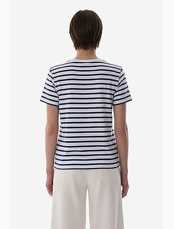 Stripe premium camiseta de rayas de manga corta penti