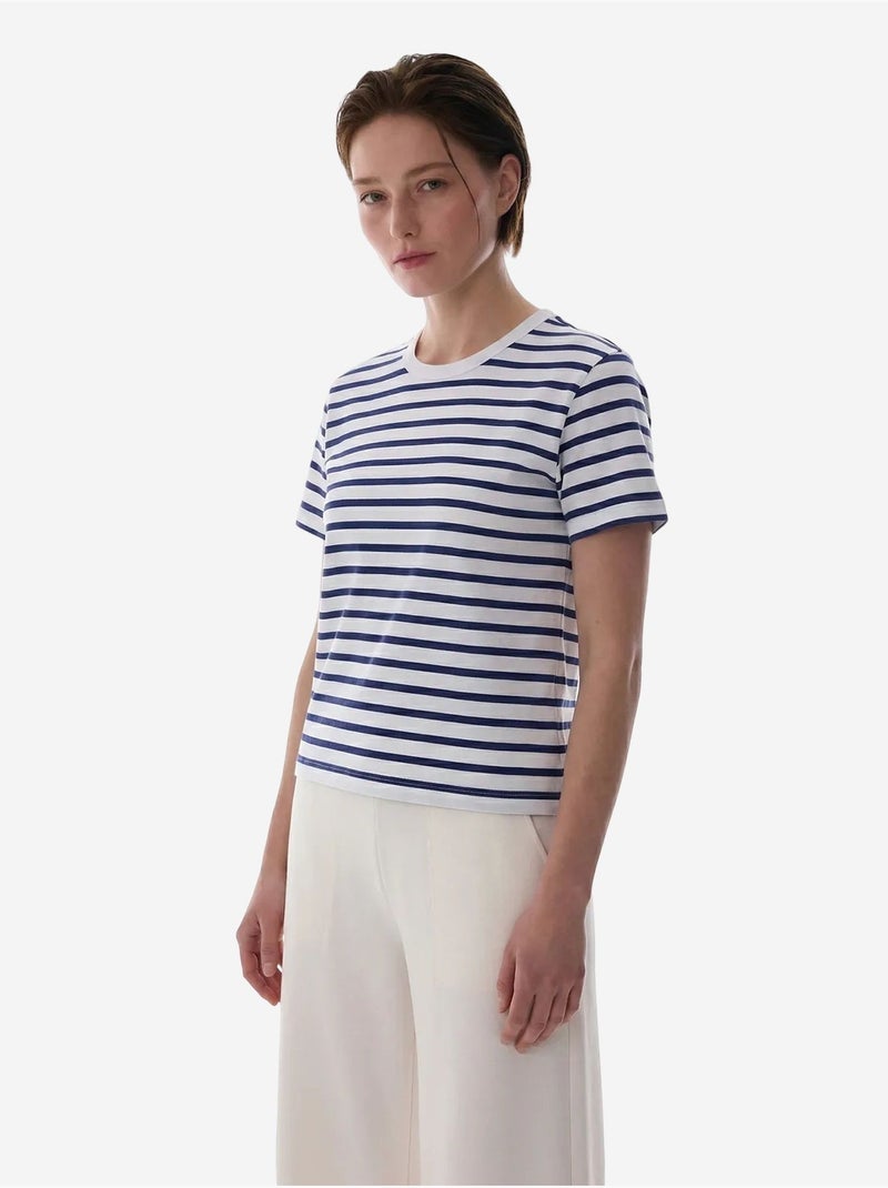 Stripe premium camiseta de rayas de manga corta penti Multicolor - Kiabi