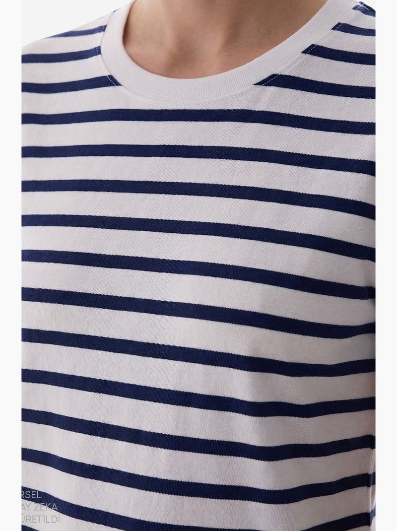 Stripe premium camiseta de rayas de manga corta penti Multicolor - Kiabi