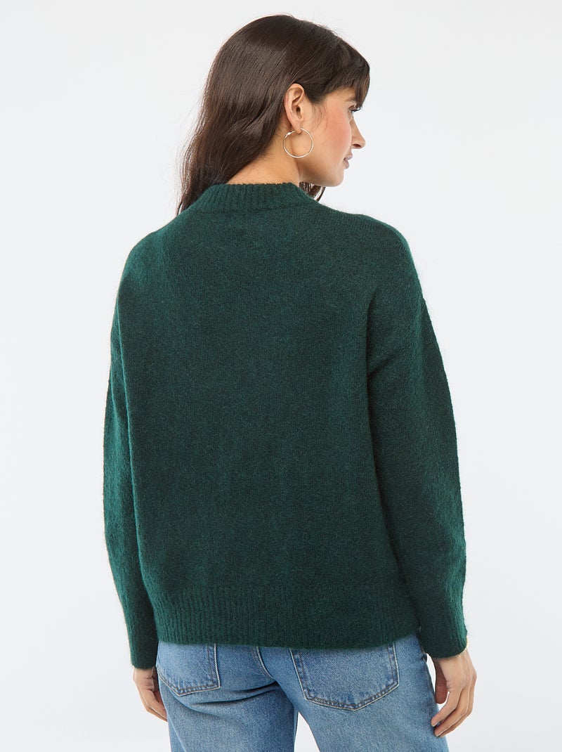 Suave Jersey De Mohair Y Lana Verde Mujer 0 00 Kiabi suave-jersey-de-mohair-y-lana-verde-mujer-0-00-kiabi