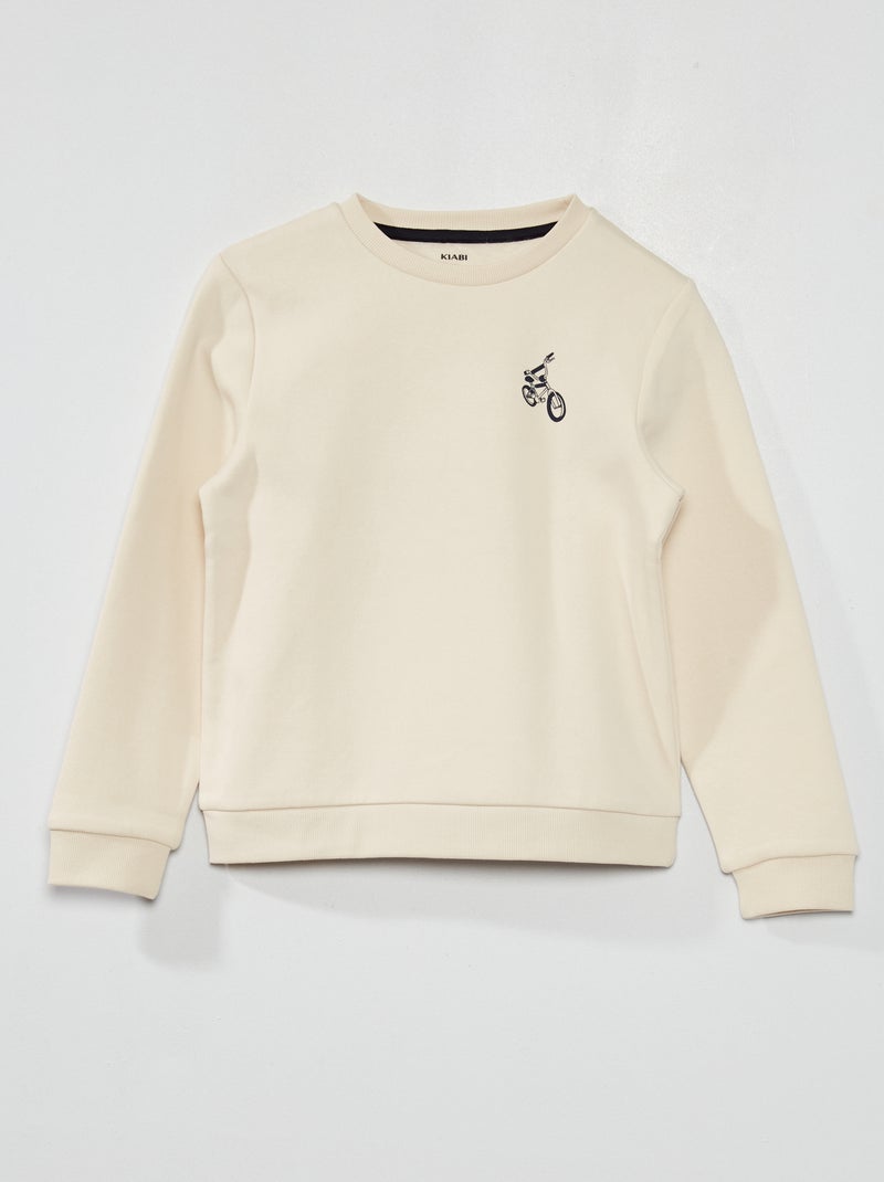 Sudadera - Visto en TV 📺 BEIGE - Kiabi