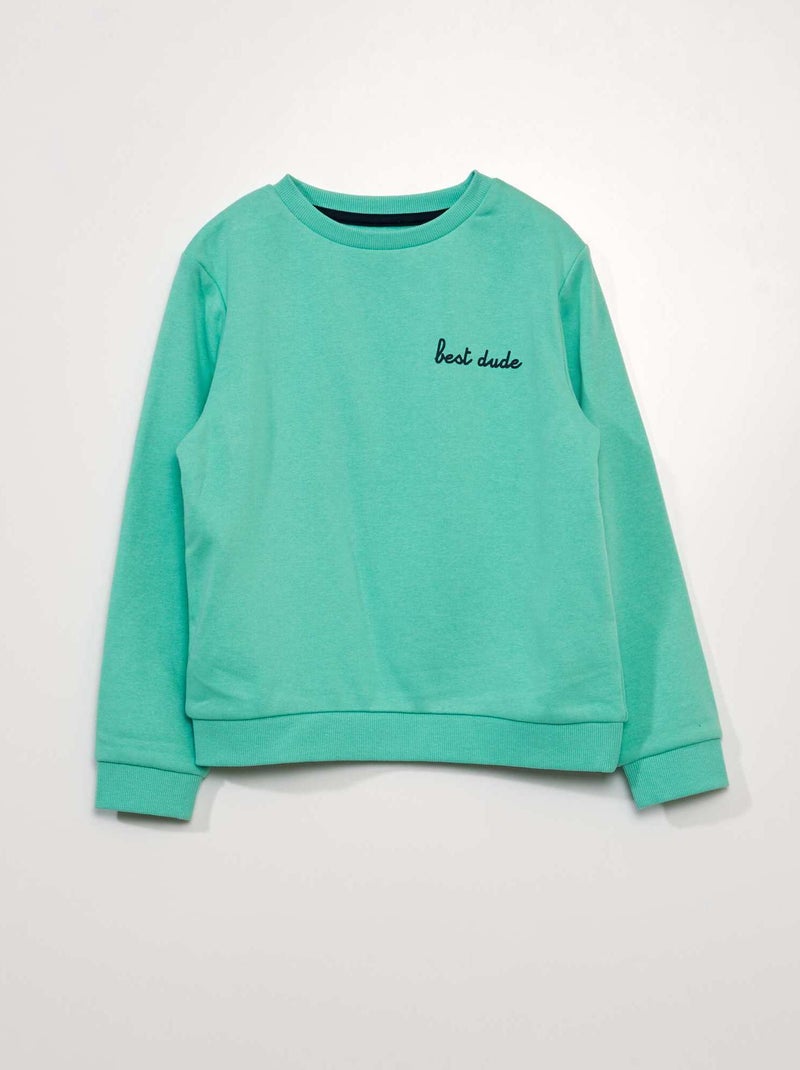 Sudadera - Visto en TV 📺 VERDE - Kiabi