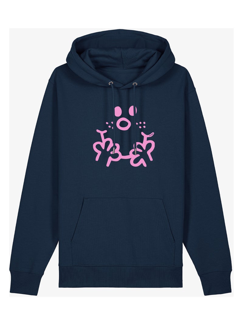 Sudadera à capuche Mujer - VISAGE MADAME Azul marino - Kiabi