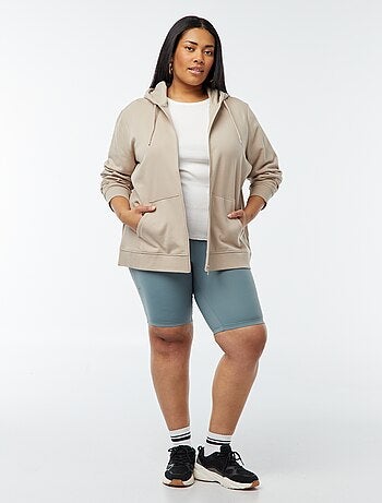 Sudadera abrigada de chándal con capucha