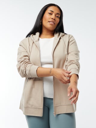 Sudadera abrigada de chándal con capucha