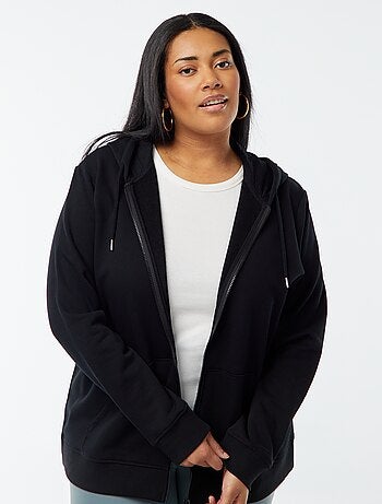Sudadera abrigada de chándal con capucha