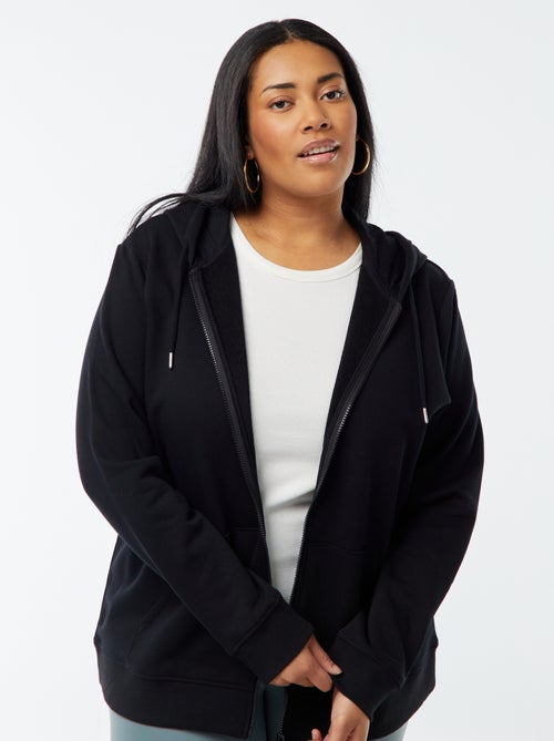 Sudadera abrigada de chándal con capucha - Kiabi