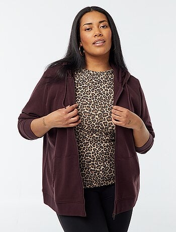 Sudadera abrigada de chándal con capucha