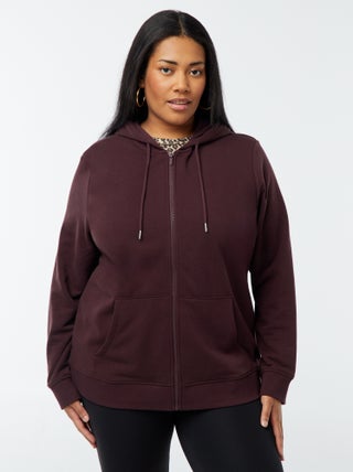 Sudadera abrigada de chándal con capucha