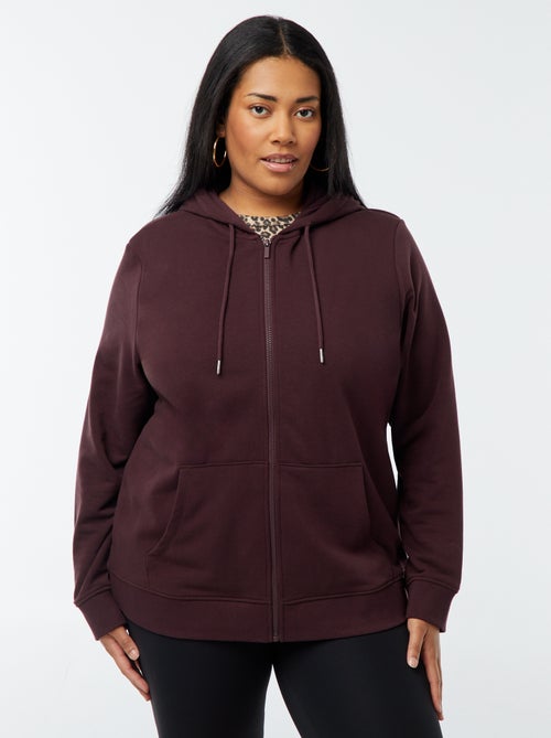 Sudadera abrigada de chándal con capucha - Kiabi