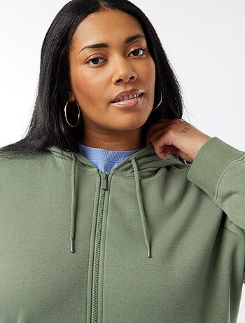 Sudadera abrigada de chándal con capucha