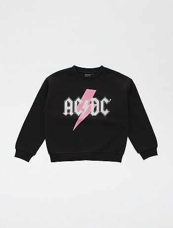 Sudadera 'AC/DC' cuello redondo