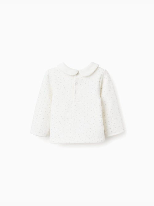 Sudadera Acolchada con Cuello Peter Pan - Kiabi