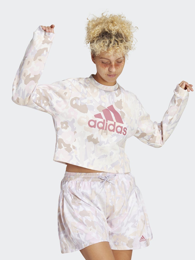 Sudadera 'Adidas' con cuello redondo BLANCO - Kiabi