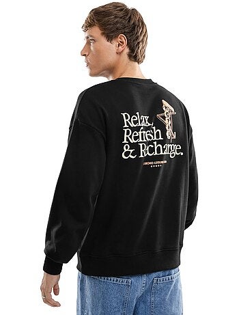 Sudadera algodón orgánico hombre lifestyle hombre relax