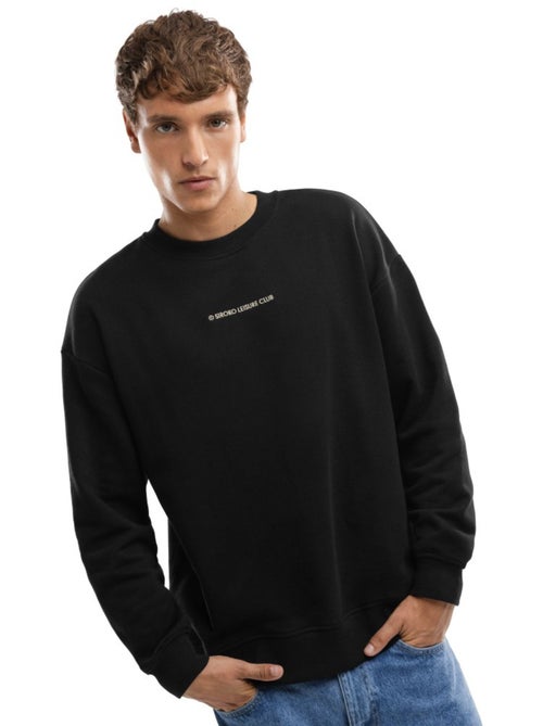 Sudadera algodón orgánico hombre lifestyle hombre relax - Kiabi