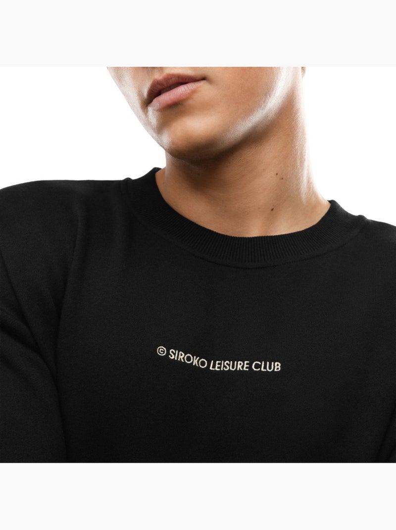 Sudadera algodón orgánico hombre lifestyle hombre relax Negro - Kiabi
