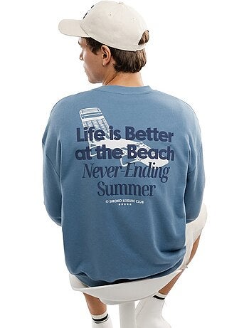 Sudadera algodón orgánico hombre lifestyle hombre summer