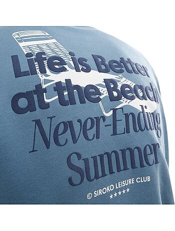 Sudadera algodón orgánico hombre lifestyle hombre summer