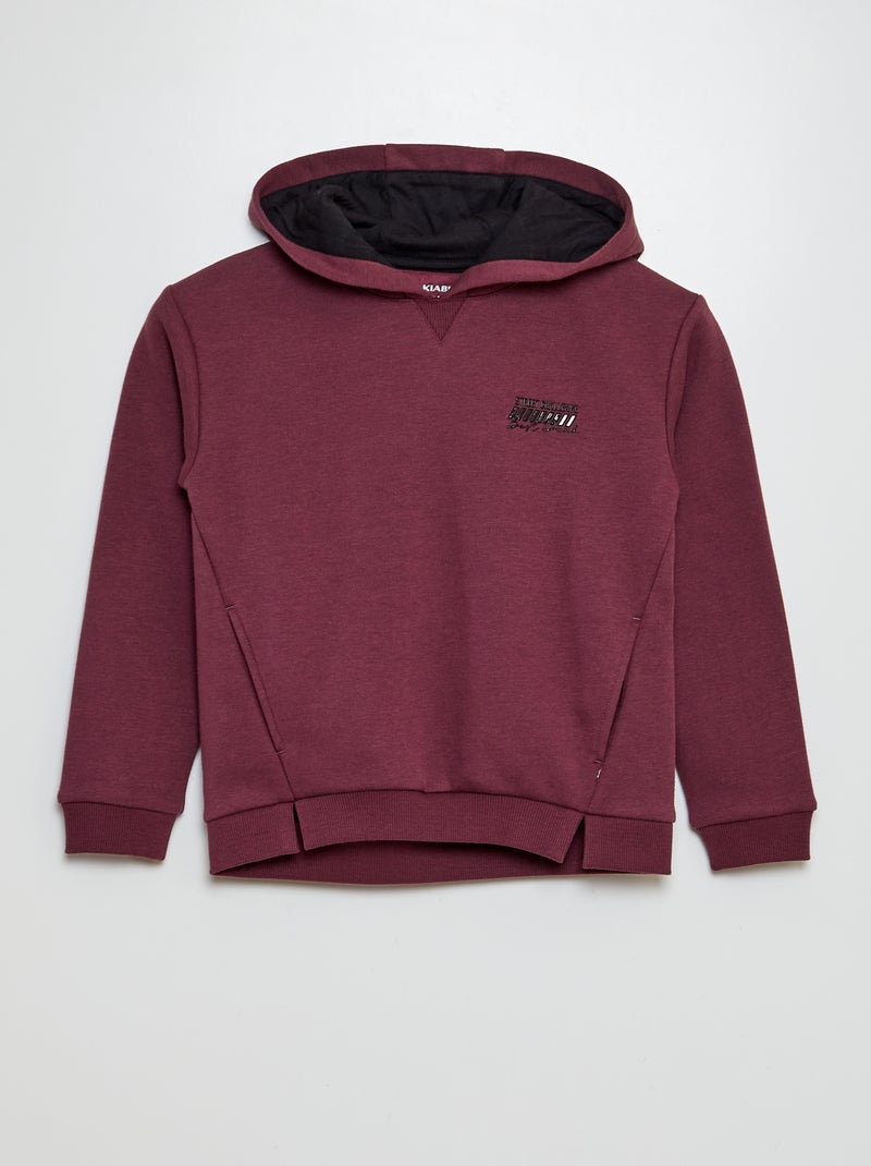 Sudadera ancha con capucha PURPURA - Kiabi