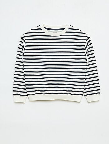 Sudadera ancha con estampado