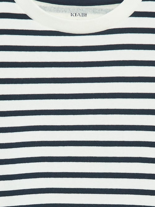 Sudadera ancha con estampado - Kiabi