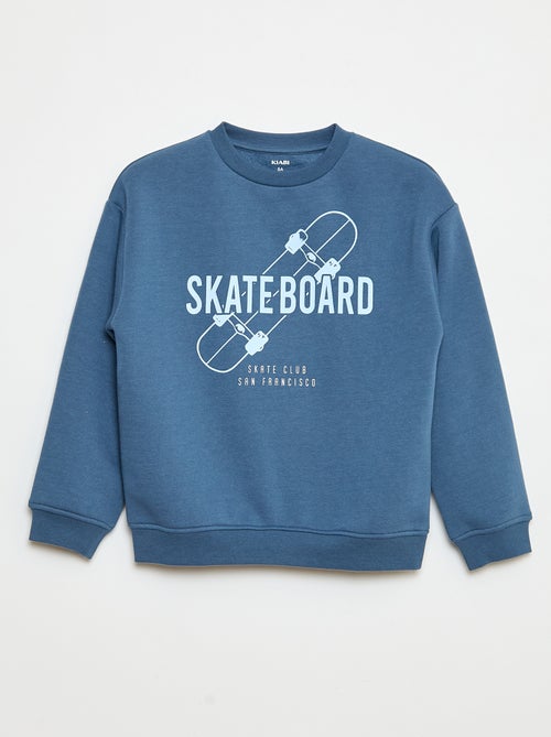 Sudadera ancha con estampado - Kiabi