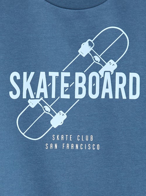 Sudadera ancha con estampado - Kiabi