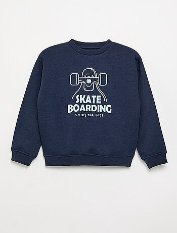 Sudadera ancha con estampado