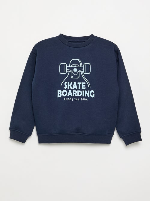 Sudadera ancha con estampado - Kiabi