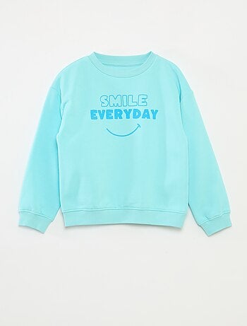 Sudadera ancha con estampado