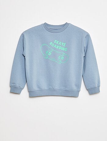 Sudadera ancha con estampado