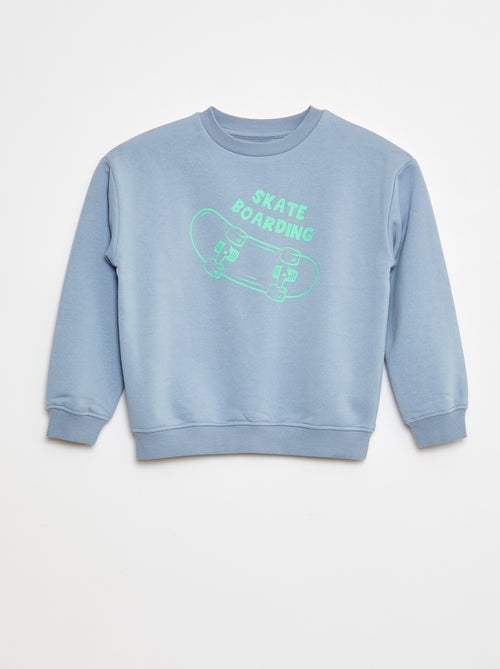 Sudadera ancha con estampado - Kiabi