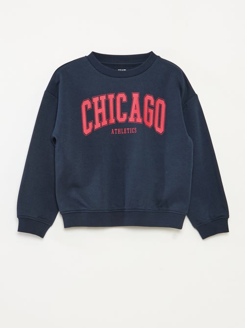 Sudadera ancha con estampado - Kiabi