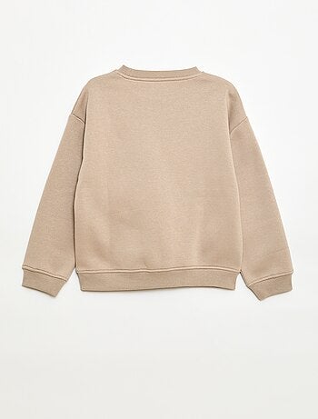 Sudadera ancha con estampado