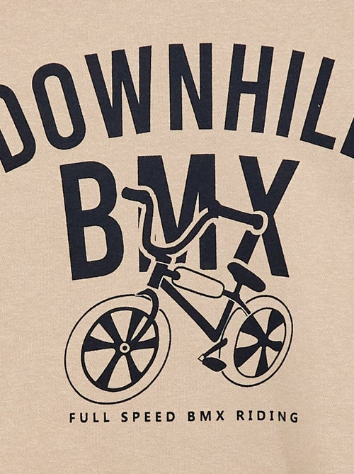 Sudadera ancha con estampado - Kiabi