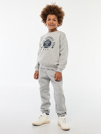 Sudadera ancha con estampado