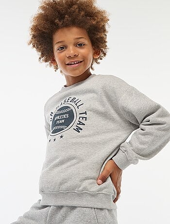 Sudadera ancha con estampado