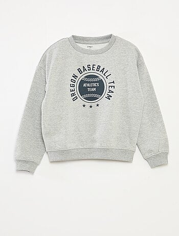 Sudadera ancha con estampado