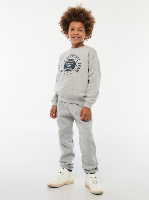 Sudadera ancha con estampado - Kiabi