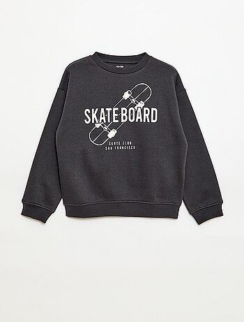 Sudadera ancha con estampado