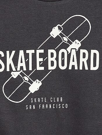 Sudadera ancha con estampado